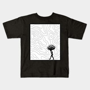 Overthinking - Minimalist Art Kids T-Shirt